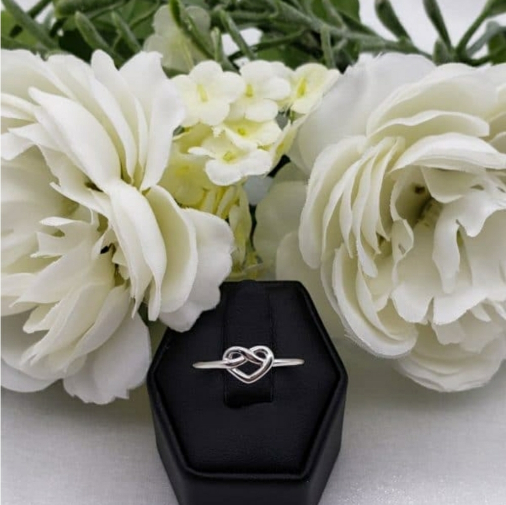 🥰 MY MONA HEART STERLING SILVER RING - Picture 4 of 4